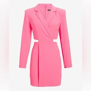 Express Cutout Mini Blazer Dress